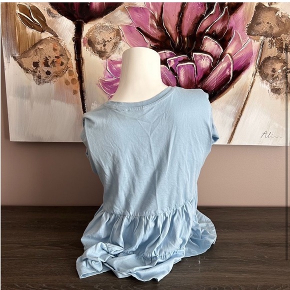 🦋3/$50 Retrod size XS pastel blue ruffled top - Picture 2 of 2